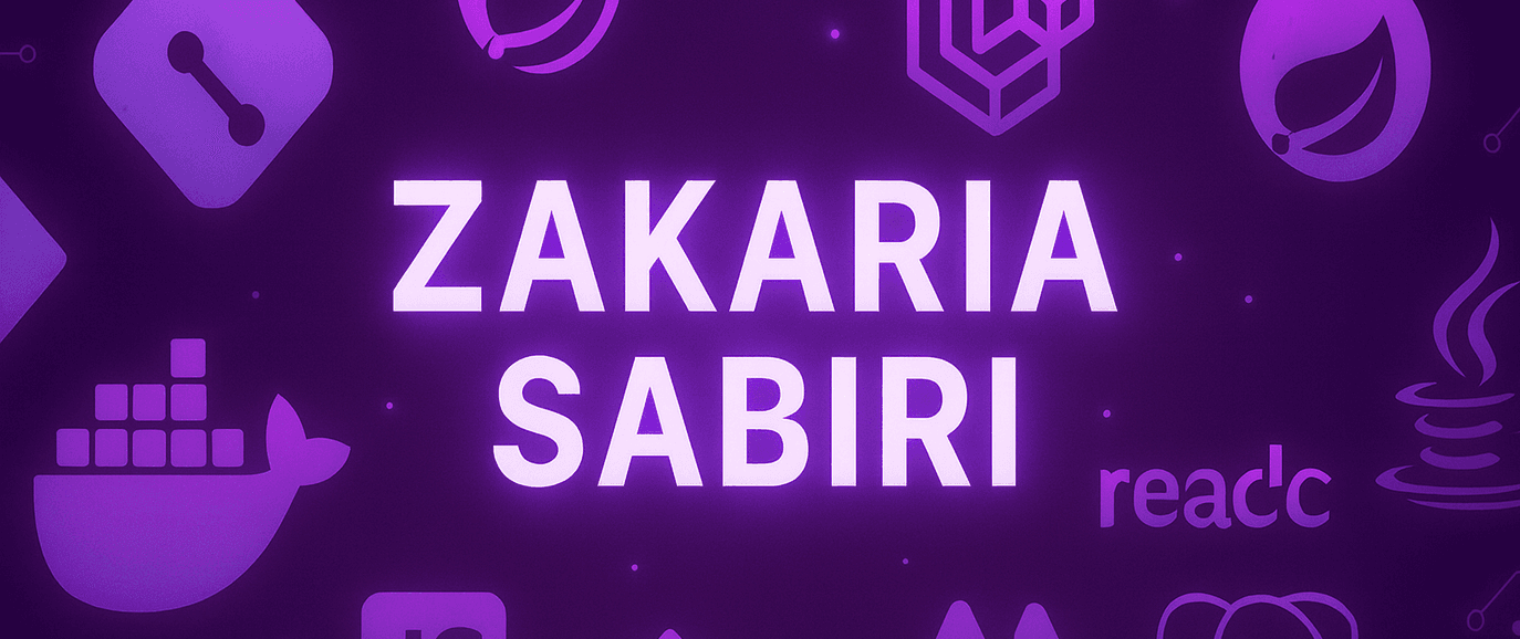Zakaria Sabiri tech stack